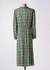 Robe mi-longue vert C'EST BEAU LA VIE pour femme seconde vue