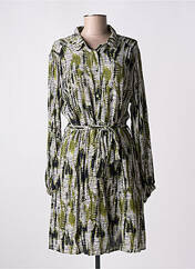 Robe mi-longue vert EMILIE.K pour femme seconde vue