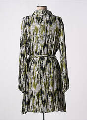 Robe mi-longue vert EMILIE.K pour femme seconde vue