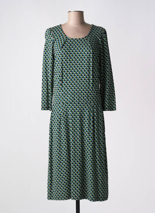Robe courte manches longues manches longues vert KING LOUIE femme