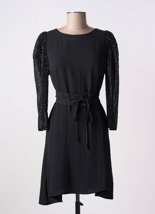 Robe courte noir LA PETITE ETOILE pour femme