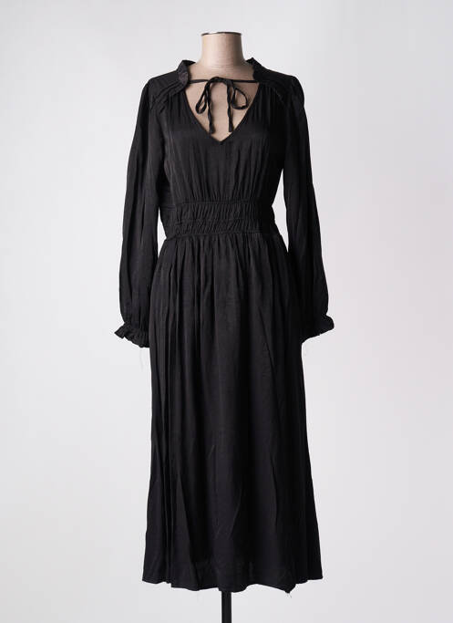 Robe longue noir EMILIE.K pour femme