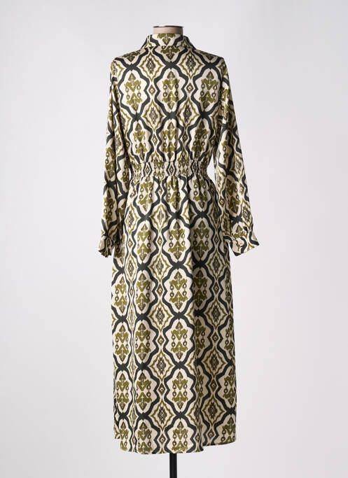 Robe longue vert LA PETITE ETOILE pour femme