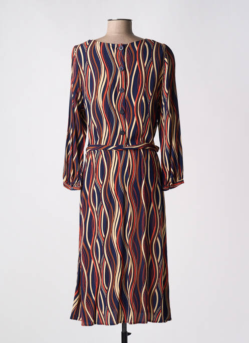 Robe mi-longue bleu KING LOUIE pour femme