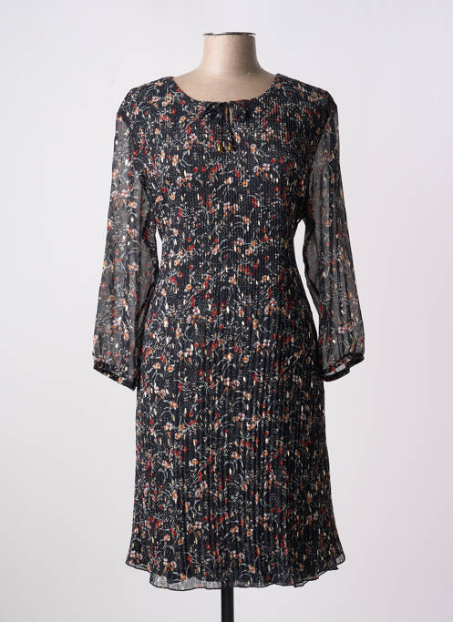 Robe mi-longue noir CHRISTINE LAURE pour femme
