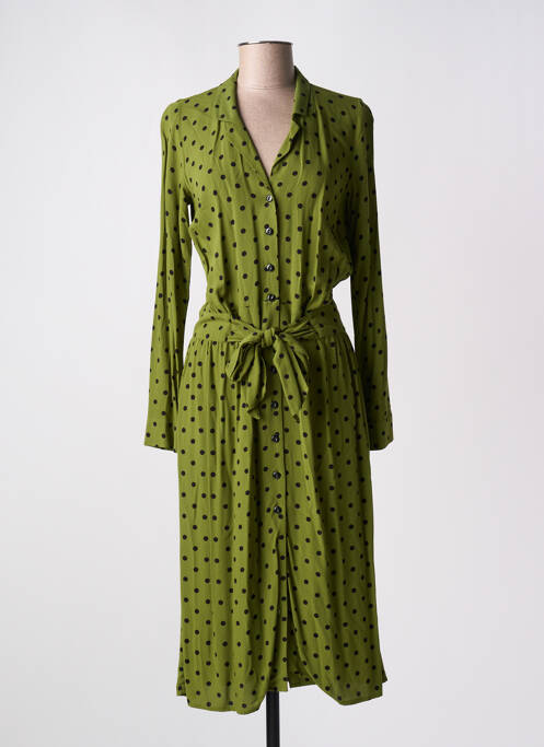 Robe mi-longue vert KING LOUIE pour femme