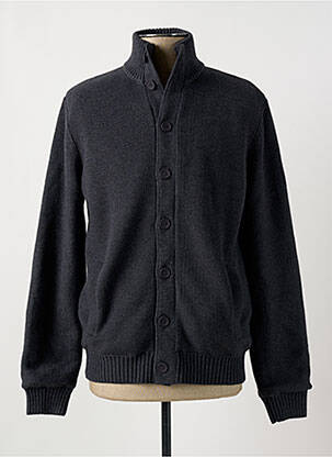 Gilet manches longues fermeture boutonnée sur le devant gris ECOALF homme