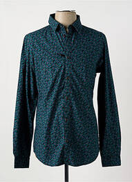 Chemise manches longues imprimé fantaisie bleu PETROL INDUSTRIES homme