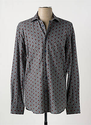 Chemise manches longues imprimé fantaisie noir BANDE ORIGINALE homme