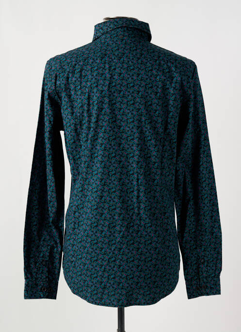 Chemise manches longues bleu PETROL INDUSTRIES pour homme