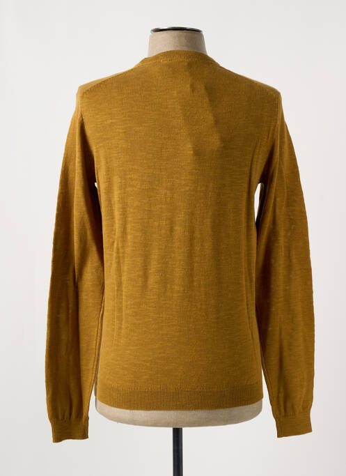 Pull marron RECYCLED ART WORLD pour homme