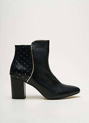Bottines/boots matière lisse talon de 4 à 6cm noir MELLOW YELLOW femme