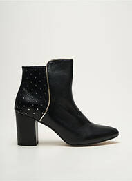 Bottines/boots matière lisse talon de 4 à 6cm noir MELLOW YELLOW femme