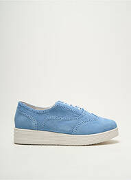 Derbies fermeture lacets talon plat jusqu'à 3cm bleu MELLOW YELLOW femme