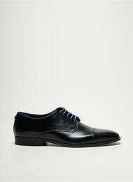 Derbies tissage satiné chiquet noir AZZARO homme
