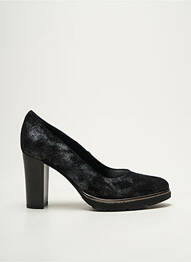 Escarpins bout rond talon de 7 à 9cm noir MYMA femme
