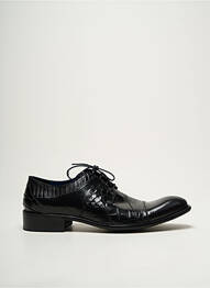 Derbies tissage satiné talon bas noir KDOPA homme