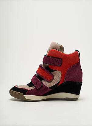 Baskets talon compensé talon de 7 à 9cm violet ASH femme
