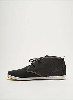 Baskets bout rond bout rond gris LAFEYT homme