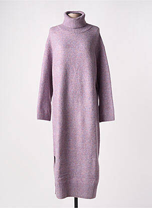 Robe pull manches longues manches longues violet FRNCH femme