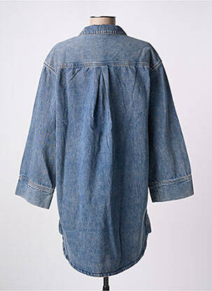 Robe courte manches longues manches longues bleu FRNCH femme
