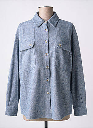 Veste casual coupe droite bleu FRNCH femme