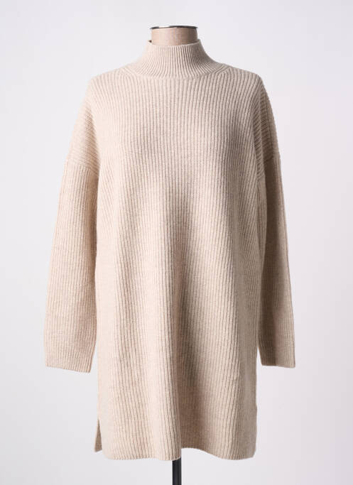Robe courte beige DES PETITS HAUTS pour femme