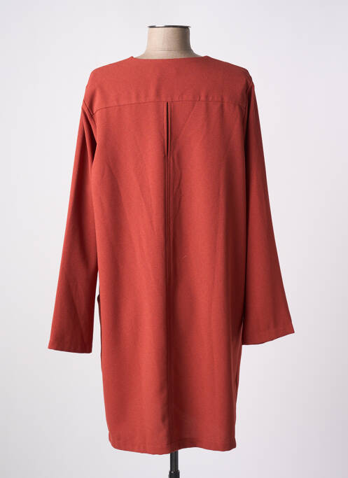 Robe courte orange PAKO LITTO pour femme