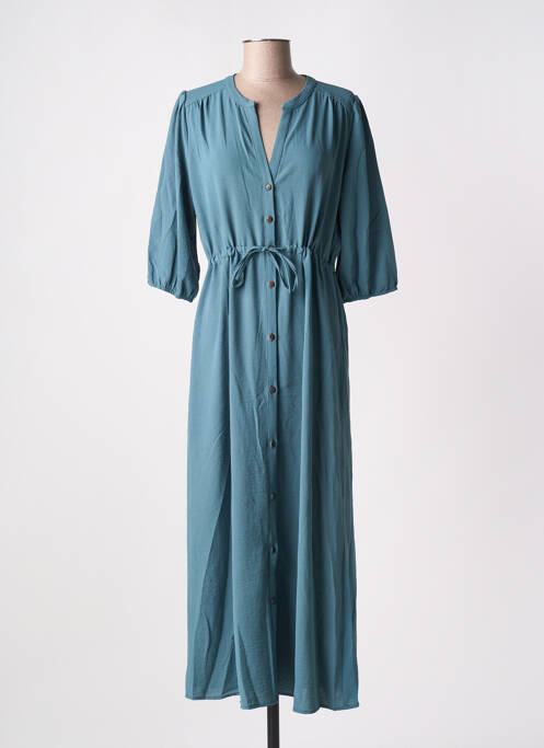Robe longue bleu GRACE & MILA pour femme