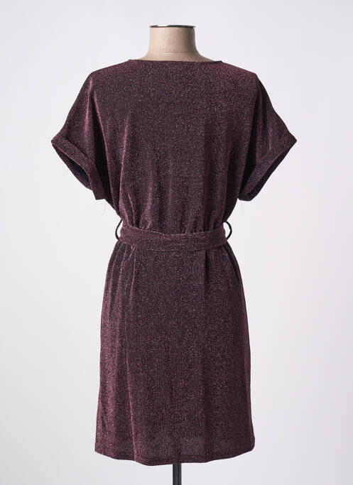 Robe mi-longue violet GRACE & MILA pour femme