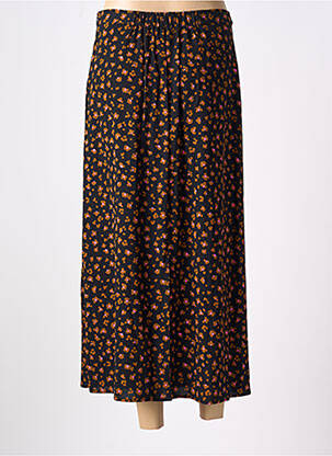 Jupe mi-longue coupe évasée noir DES PETITS HAUTS femme