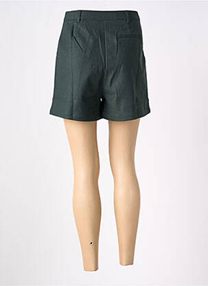 Short fermeture zippée sous rabat boutonné vert LA PETITE ETOILE femme
