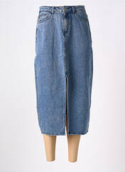 Jupe mi-longue bleu FRNCH pour femme seconde vue