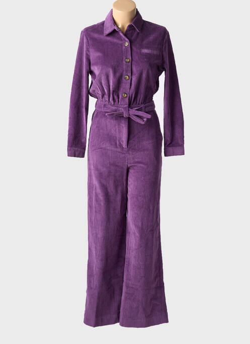 Combi-pantalon poches manches longues violet DES PETITS HAUTS femme