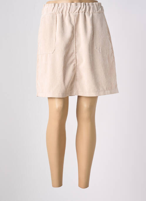 Jupe courte beige PAKO LITTO pour femme