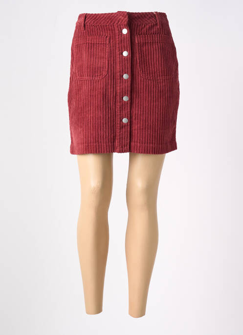 Jupe courte rouge LABDIP pour femme