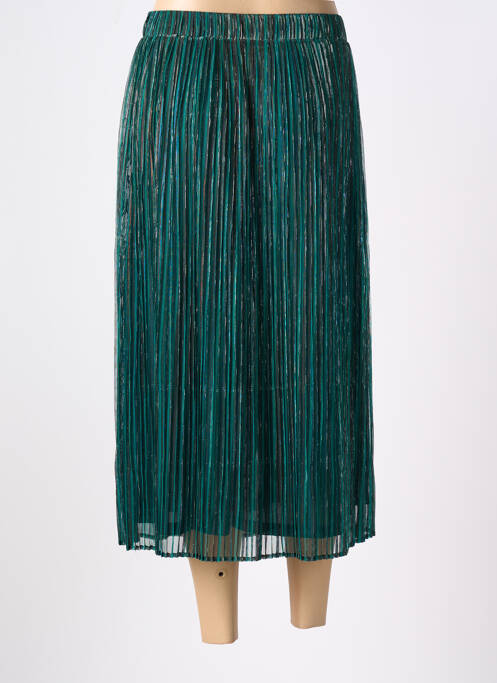 Jupe mi-longue vert GRACE & MILA pour femme