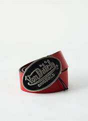 Ceinture rouge VON DUTCH pour unisexe seconde vue