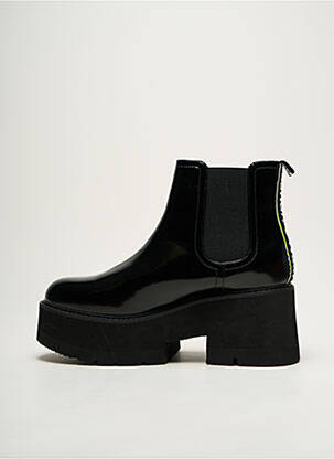 Bottines/boots matière lisse talon de 4 à 6cm noir BUFFALO femme