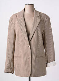 Blazer poignets boutonnés marron ONLY femme