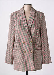 Manteau long coupe droite sans capuche marron GARCIA femme