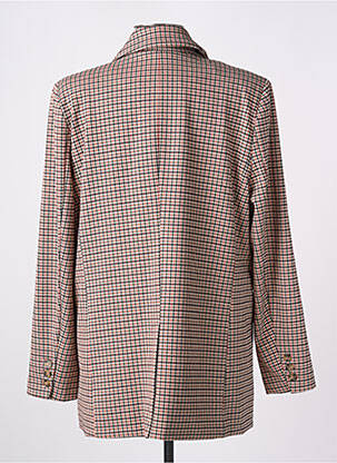 Manteau long coupe droite sans capuche marron GARCIA femme