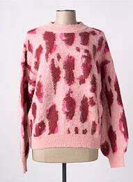 Pull coupe cintrée manches longues rose GARCIA femme