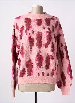 Pull coupe cintrée manches longues rose GARCIA femme