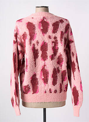 Pull coupe cintrée manches longues rose GARCIA femme