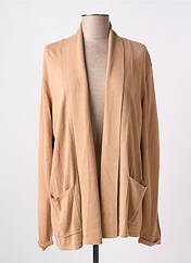 Gilet manches longues marron CHRISTINE LAURE pour femme seconde vue
