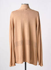 Gilet manches longues marron CHRISTINE LAURE pour femme seconde vue