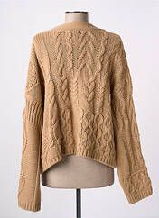 Gilet manches longues marron PAKO LITTO pour femme seconde vue