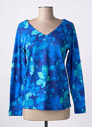T-shirt bleu AGATHE & LOUISE pour femme