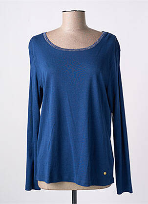 T-shirt bleu C'EST BEAU LA VIE pour femme